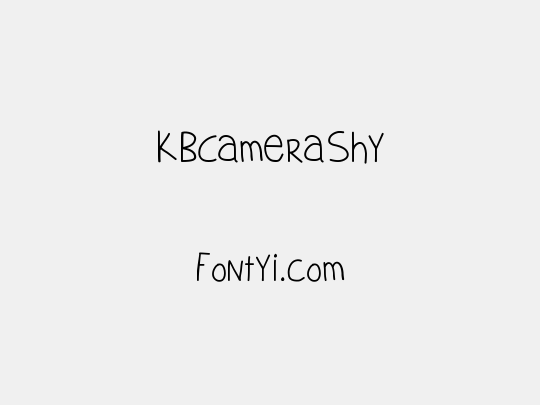 KBCameraShy