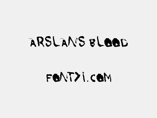 Arslan's Blood