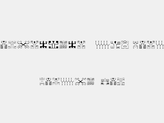 Polynesien Etua font
