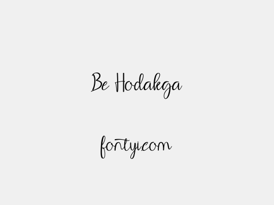 Be Hodakga