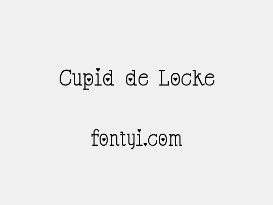 Cupid de Locke
