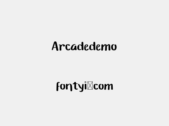 Arcadedemo