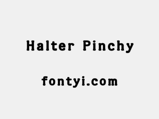 Halter Pinchy