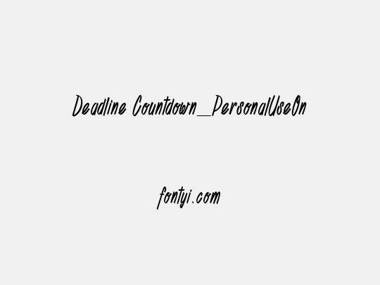 Deadline Countdown_PersonalUseOnly