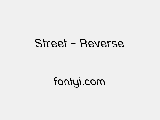 Street - Reverse