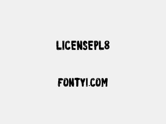 LicensePl8