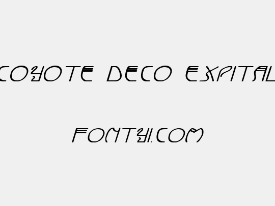 Coyote Deco ExpItal