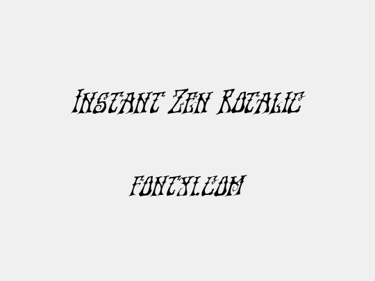 Instant Zen Rotalic