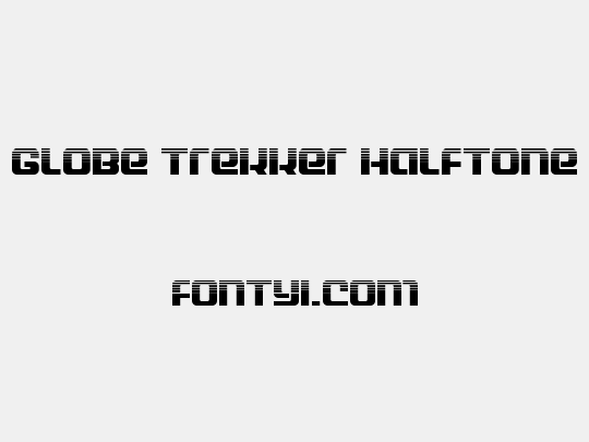 Globe Trekker Halftone