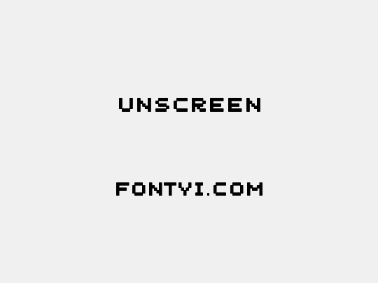 Unscreen