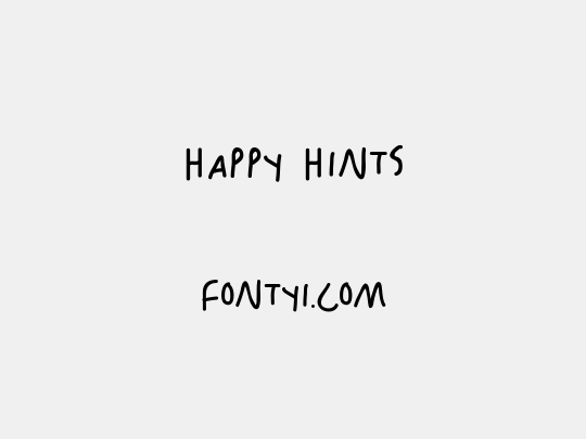 Happy Hints