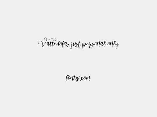 Valledofas just personal only