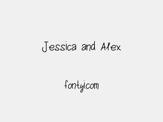 Jessica and Alex