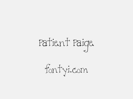 Patient Paige