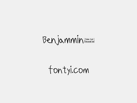 Benjammin'
