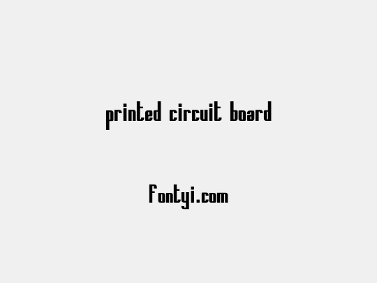 Printed Circuit Board