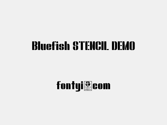 Bluefish STENCIL DEMO