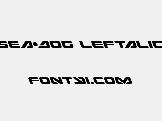 Sea-Dog Leftalic