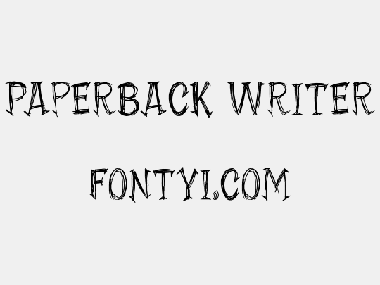 Paperback Writer
