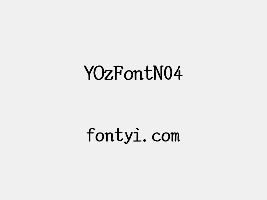 YOzFontN04