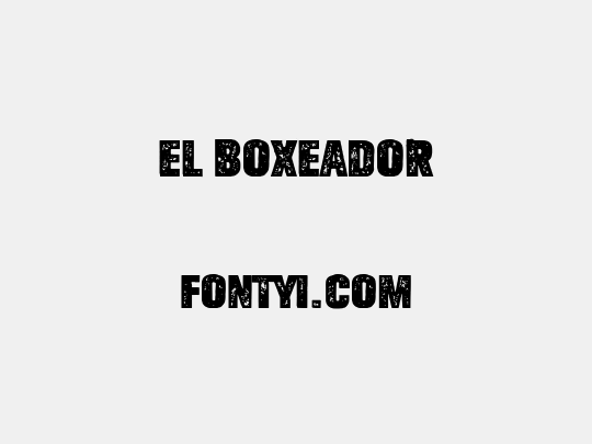 El Boxeador