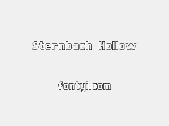Sternbach Hollow