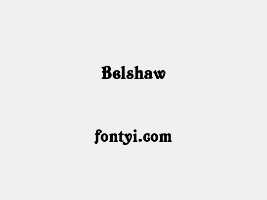 Belshaw