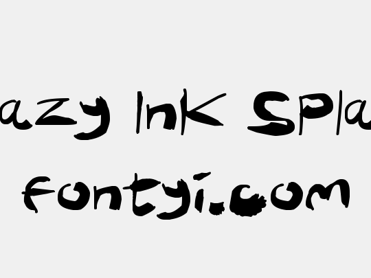 Crazy Ink Splats