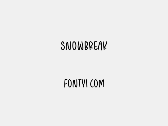 SNOWBREAK