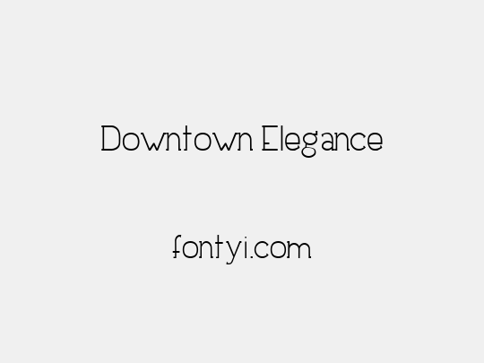 Downtown Elegance