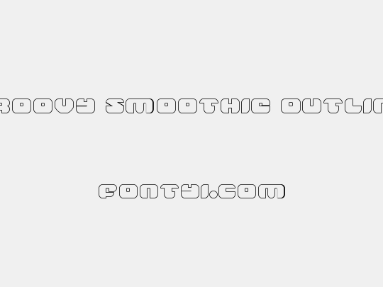 Groovy Smoothie Outline