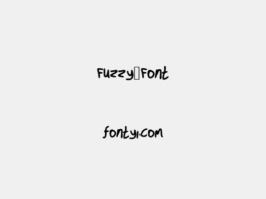 Fuzzy_Font