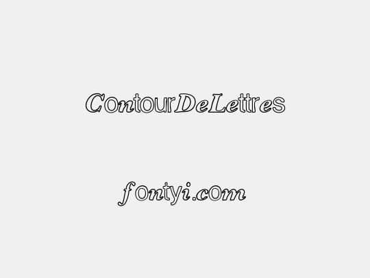 ContourDeLettres