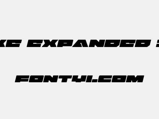 Bad Axe Expanded Italic