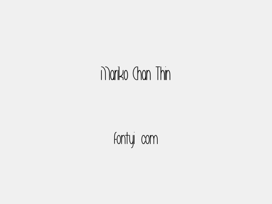 Mariko Chan Thin