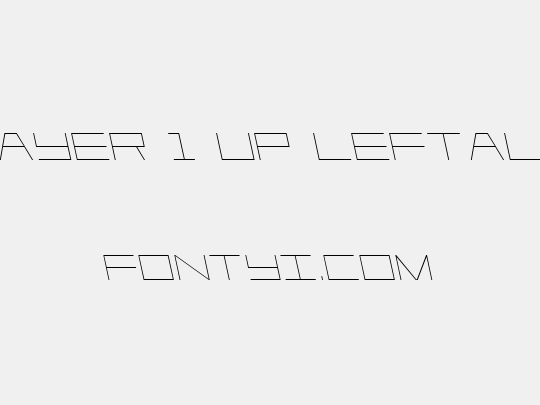 Player 1 Up Leftalic