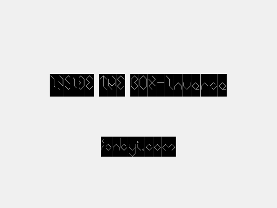 INSIDE THE BOX-Inverse