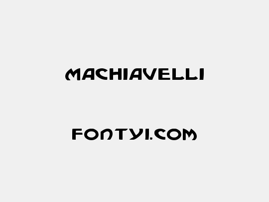 Machiavelli