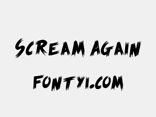 Scream Again