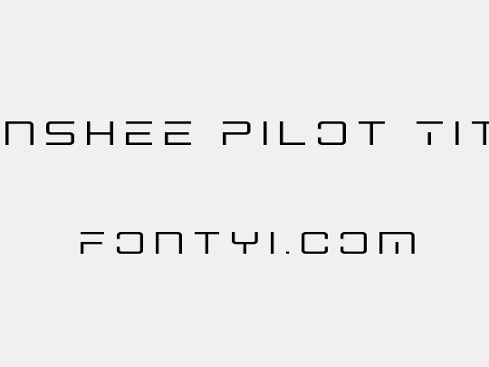 Banshee Pilot Title