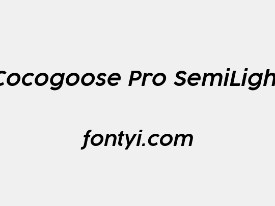 Cocogoose Pro SemiLight