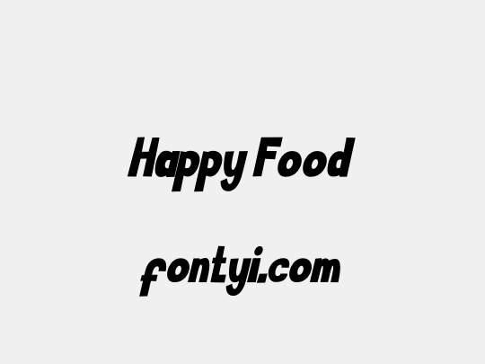 Happy Food