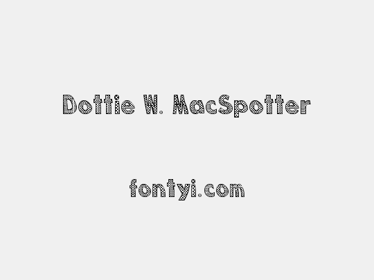 Dottie W. MacSpotter