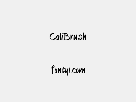 CaliBrush