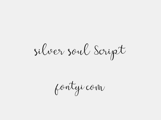 silver soul Script