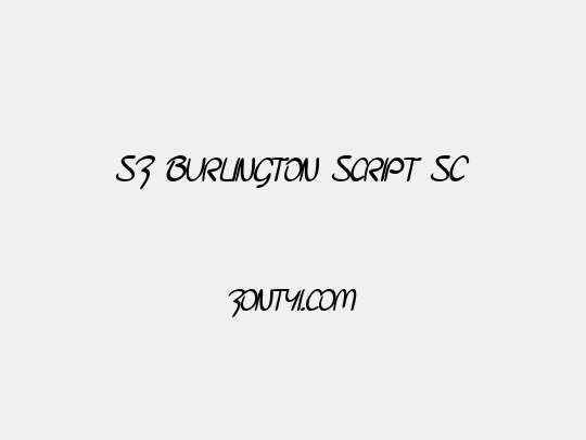 SF Burlington Script SC