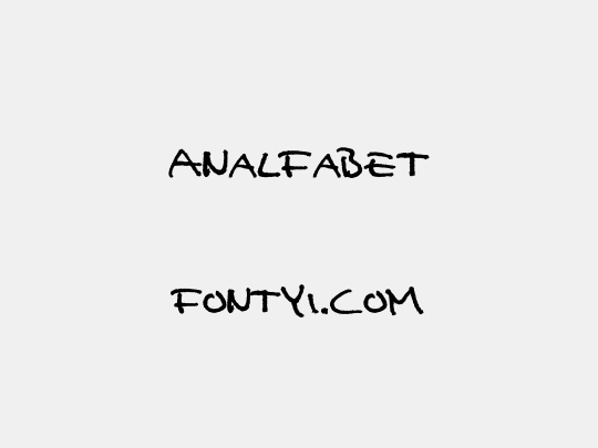 Analfabet