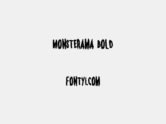 Monsterama Bold