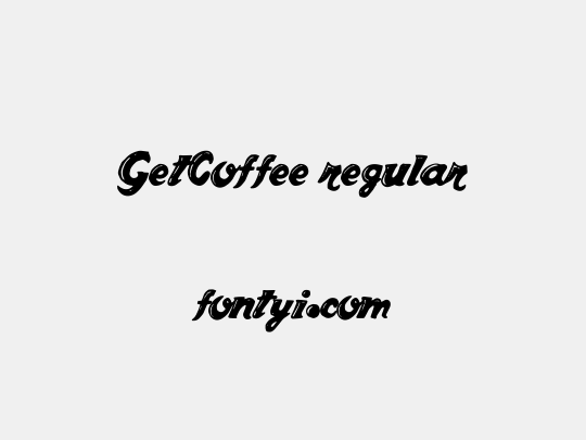 GetCoffee regular