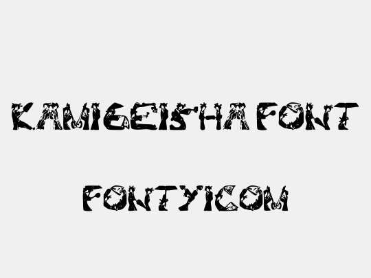 Kami-Geisha Font